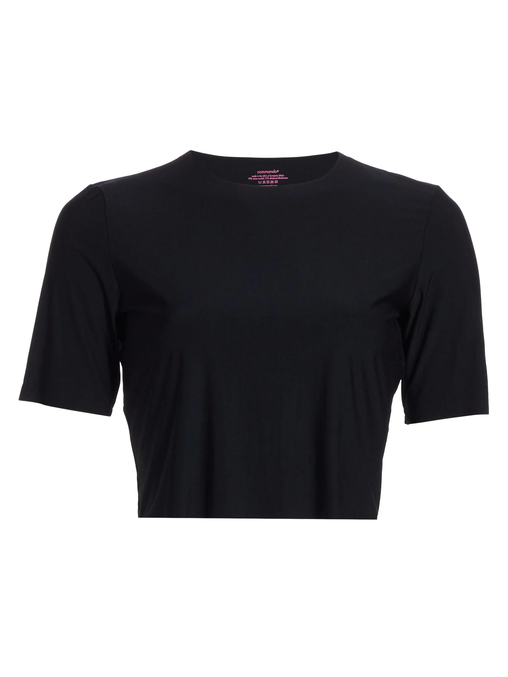 Women's Butter Cropped T-Shirt - Black - 1