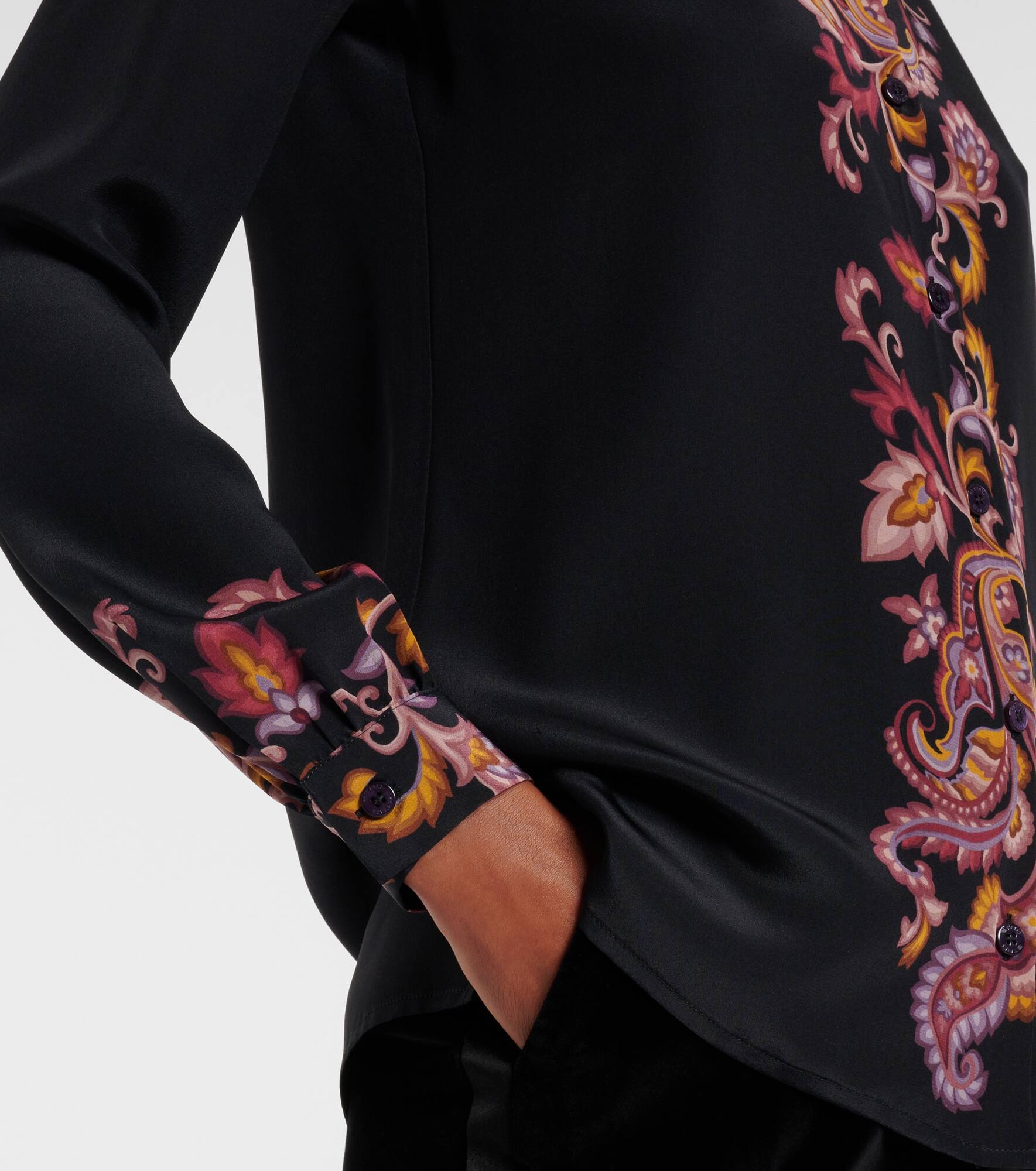Paisley silk shirt - 5