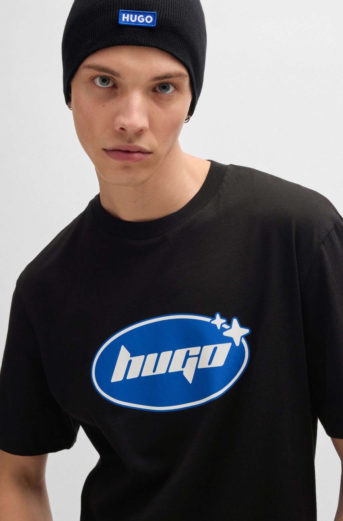 REGULAR-FIT T-SHIRT IN COTTON JERSEY WITH SEASONAL LOGO - 3