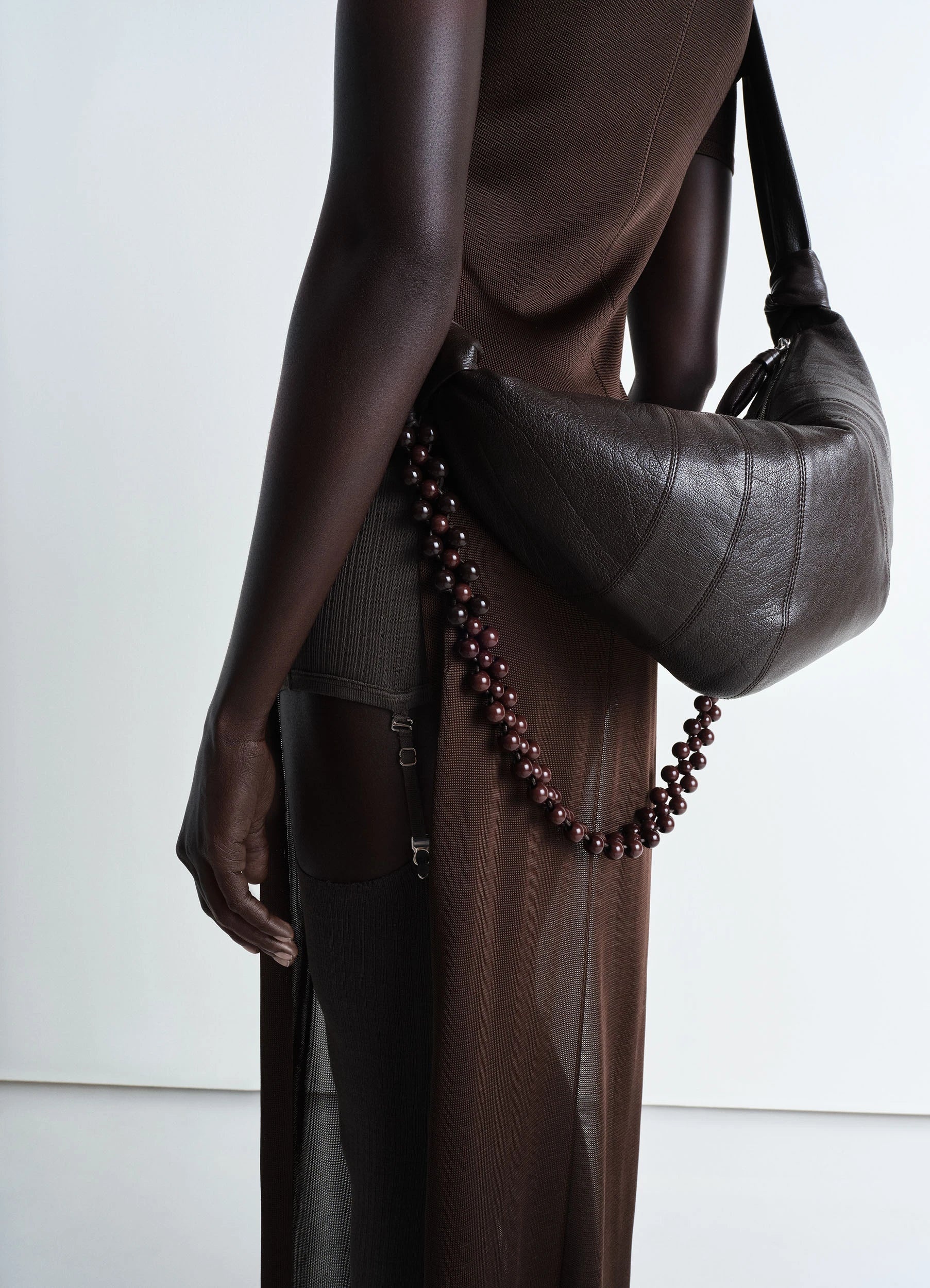 PEARLS MEDIUM CROISSANT BAG - 2