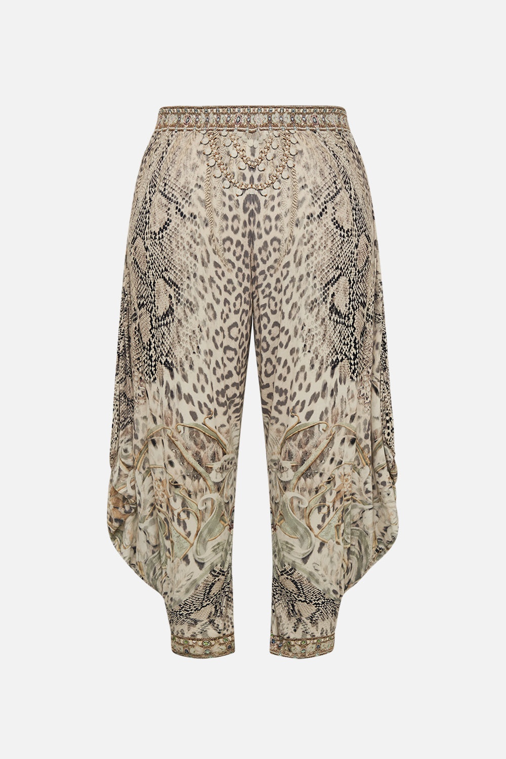 JERSEY RIB DRAPE PANT WITH POCKETS - 7