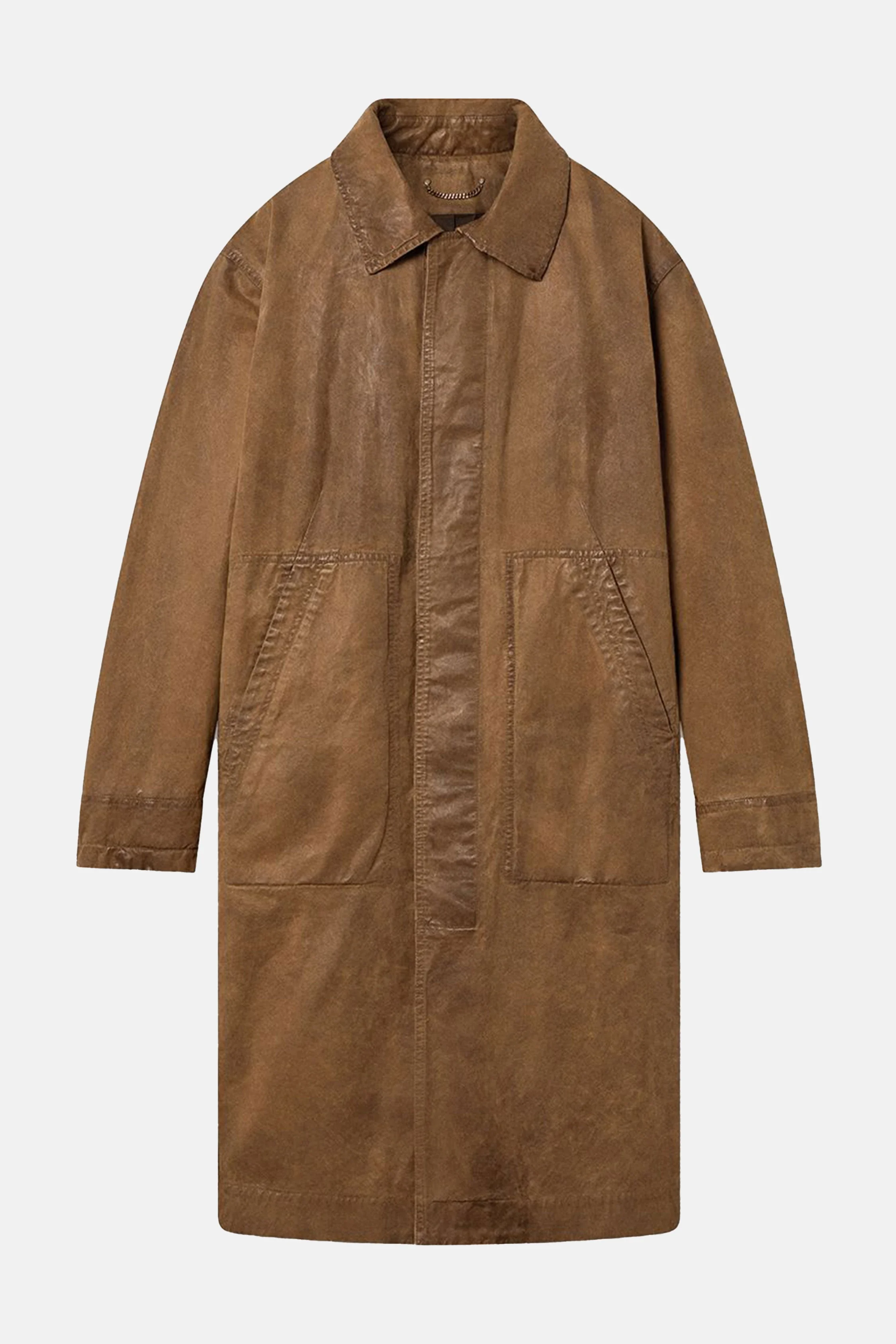 Golden Goose Women Waxed Twill Trench Coat - 1