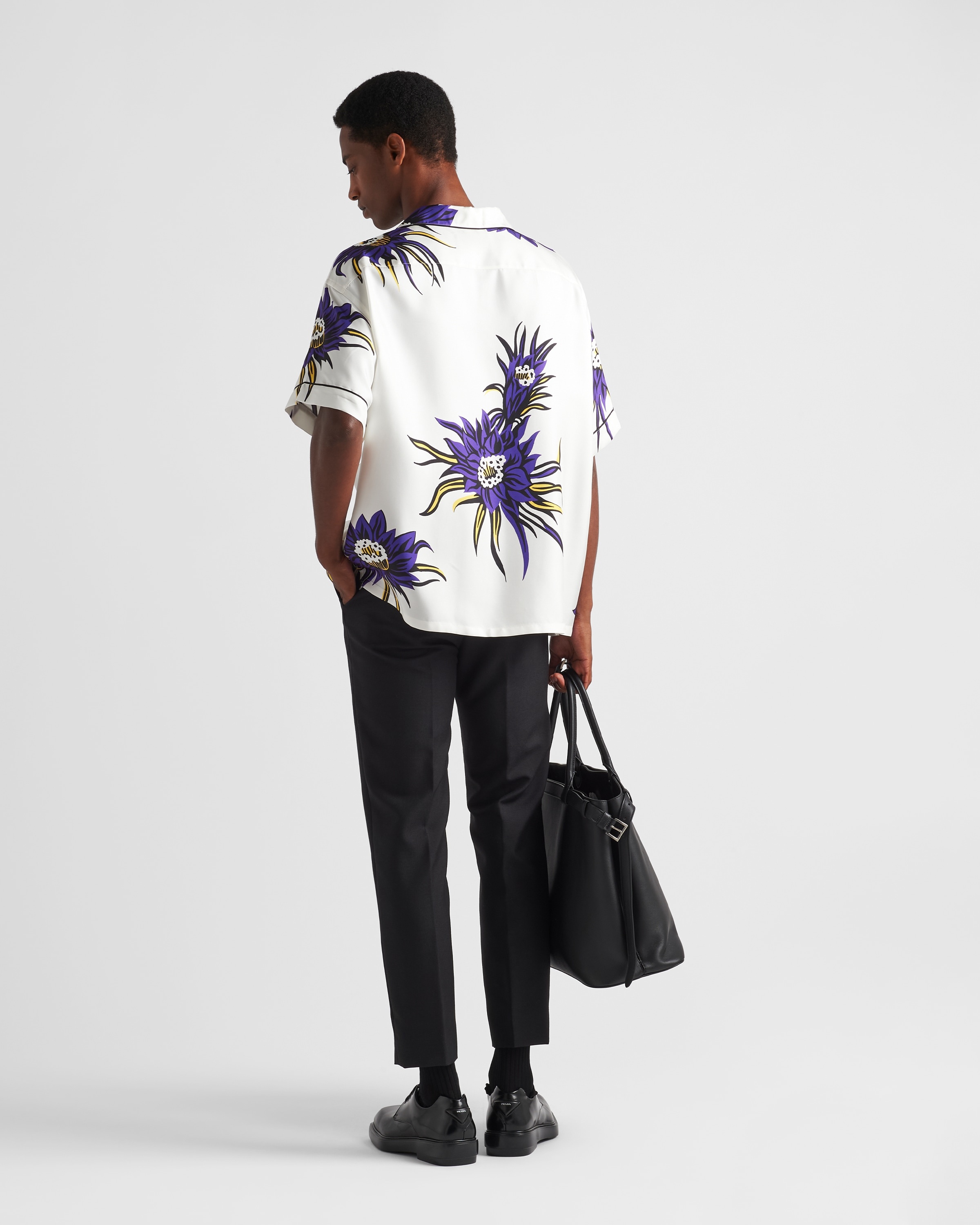 Short sleeve silk shirt - 5