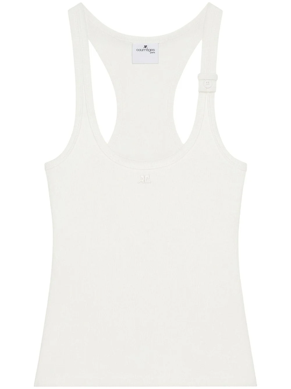 buckle-fastening tank top - 1