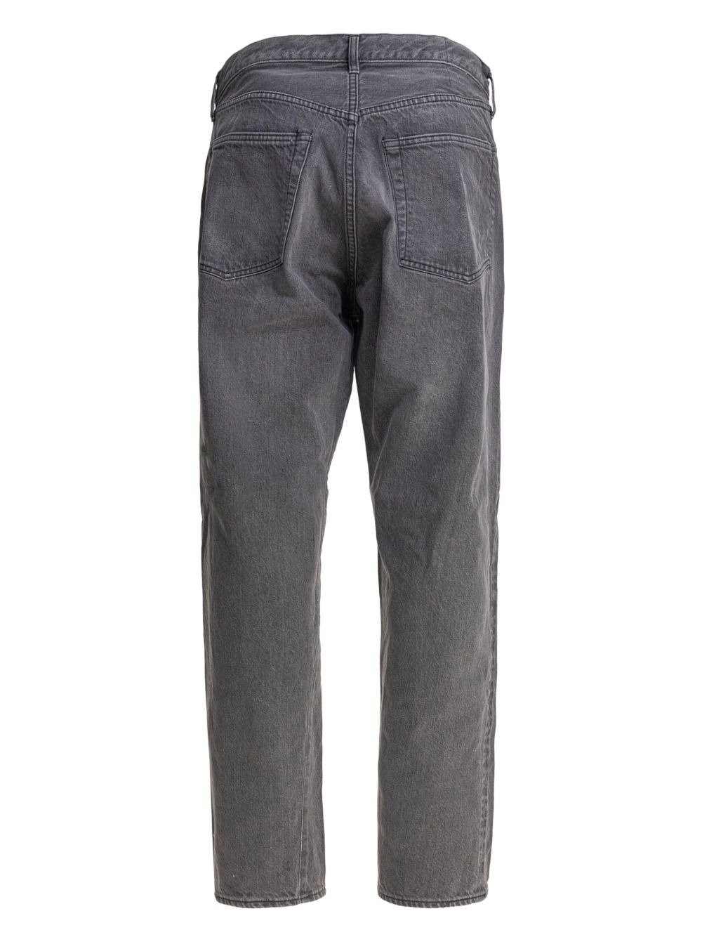 washed-cotton jeans - 2