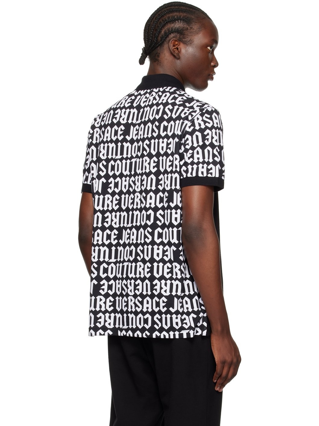 Black Logomania Polo - 3