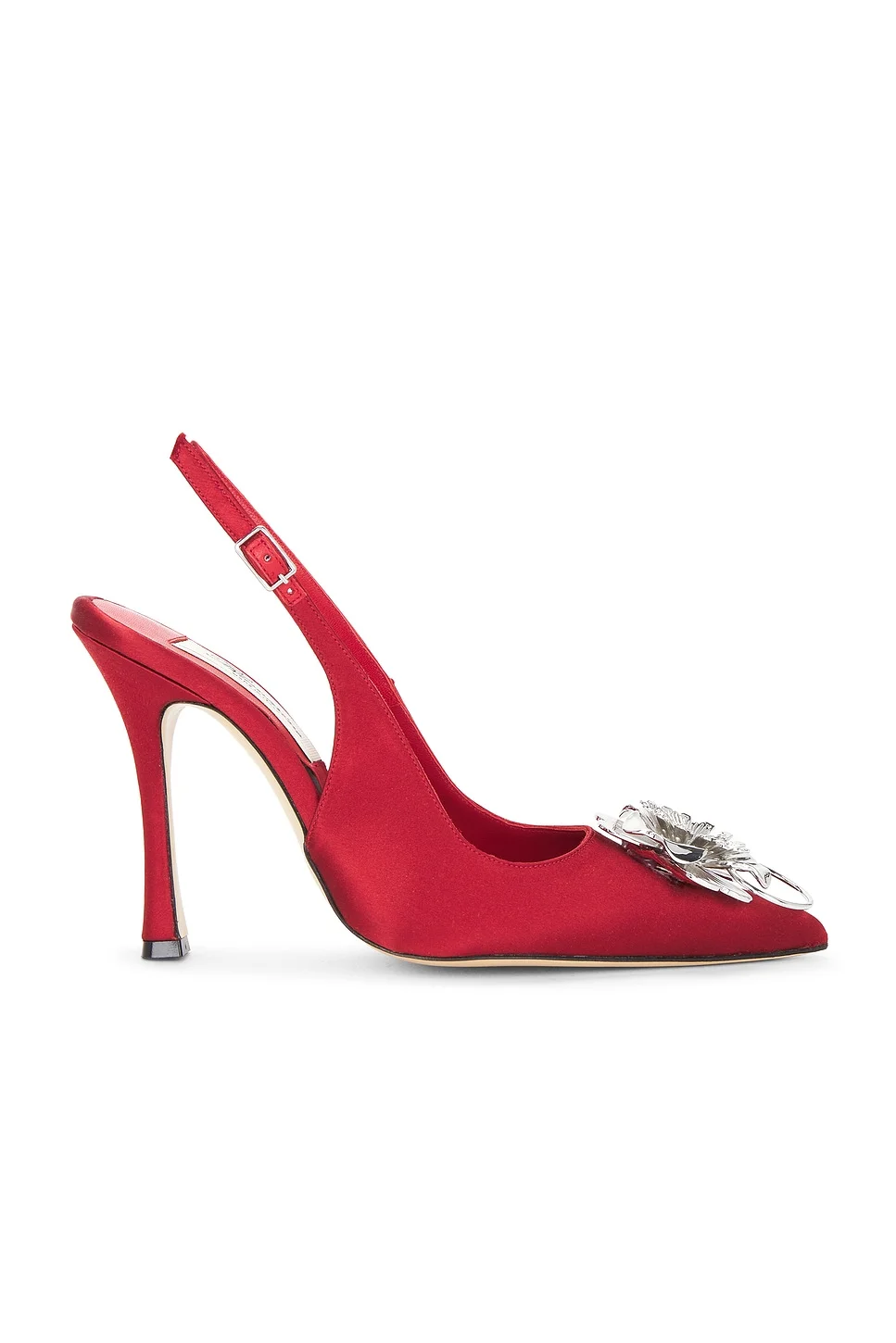 Satin Sling Back Pump - 1