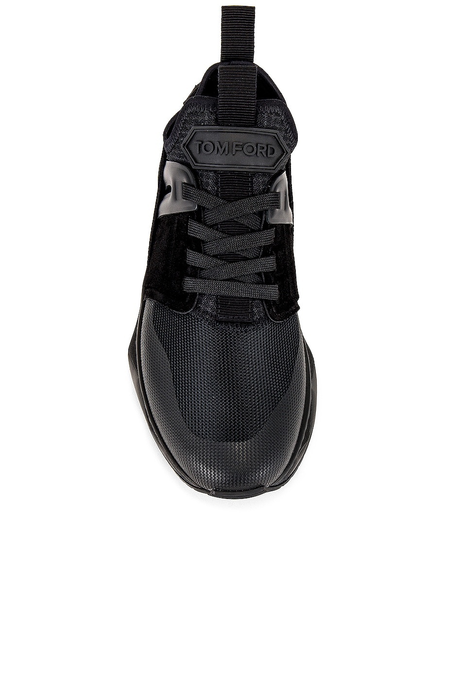 Velvet & Neoprene Jago Sneakers - 4