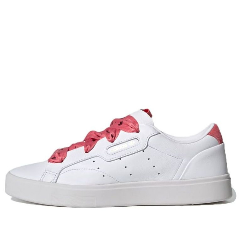 (WMNS) 아디다스 오리지널 Sleek 화이트/핑크 FY6679 - 1