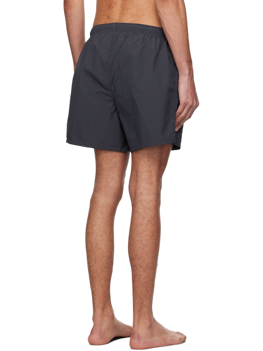 Navy Drape Tech Swim Shorts - 3