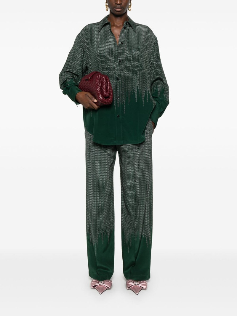 Victoria Beckham chain-link trousers outlook