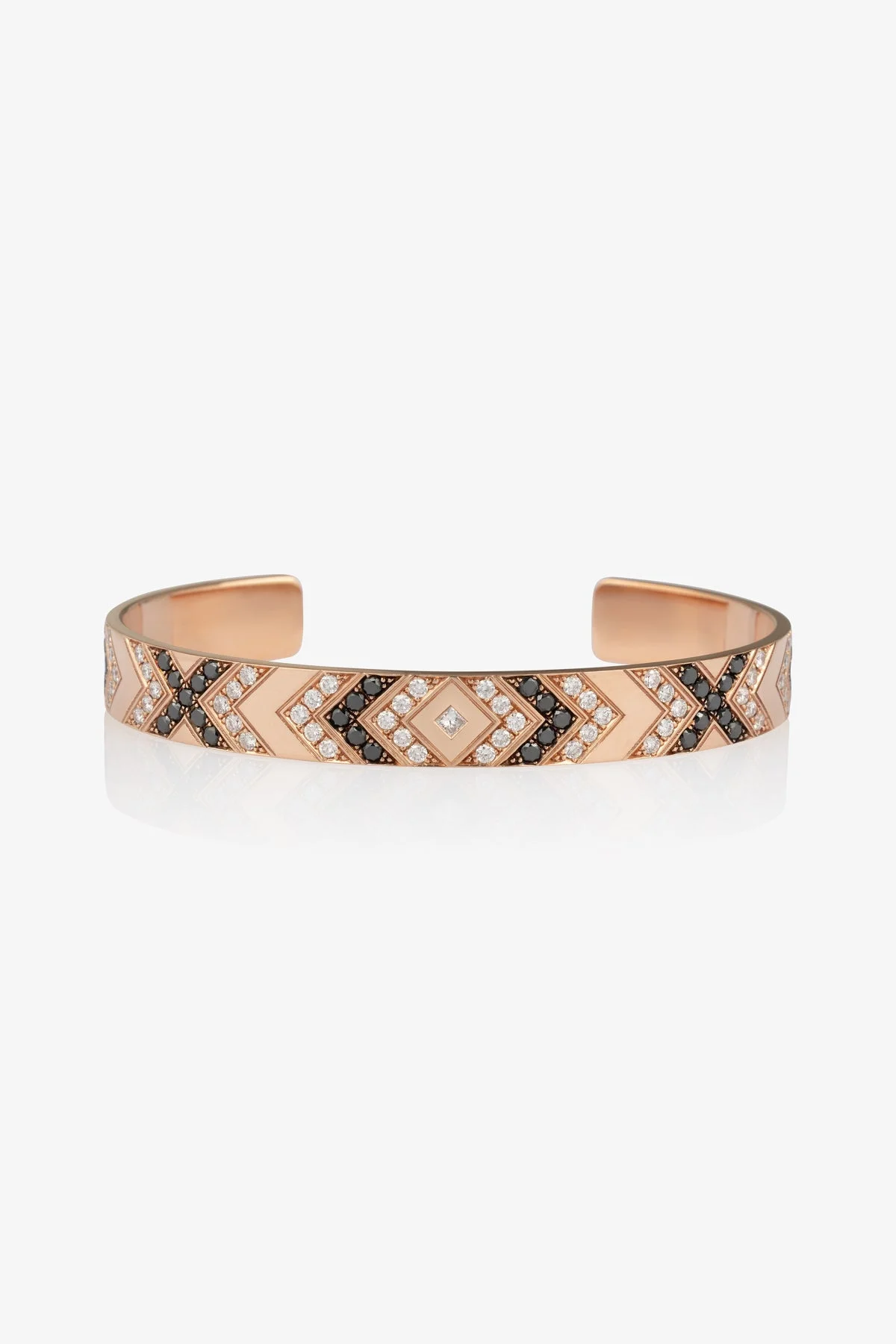 DIAMOND LOZENGE CHEVRON CUFF - 1
