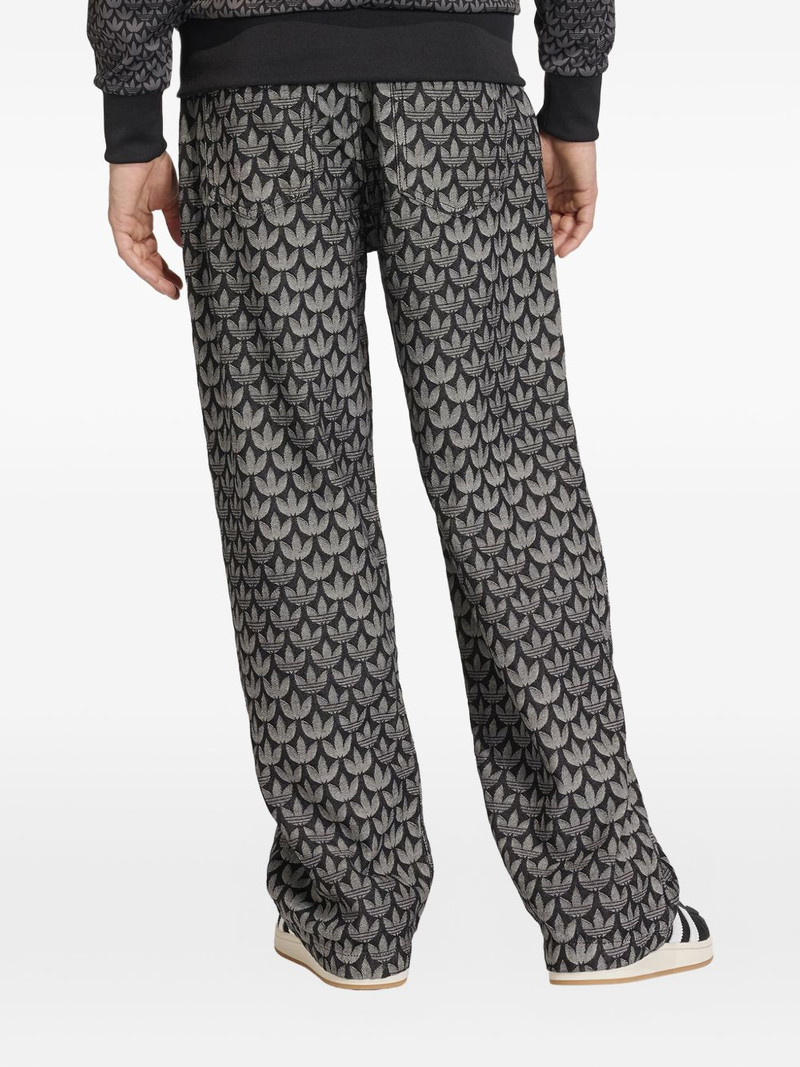 adidas monogram-print jeans outlook