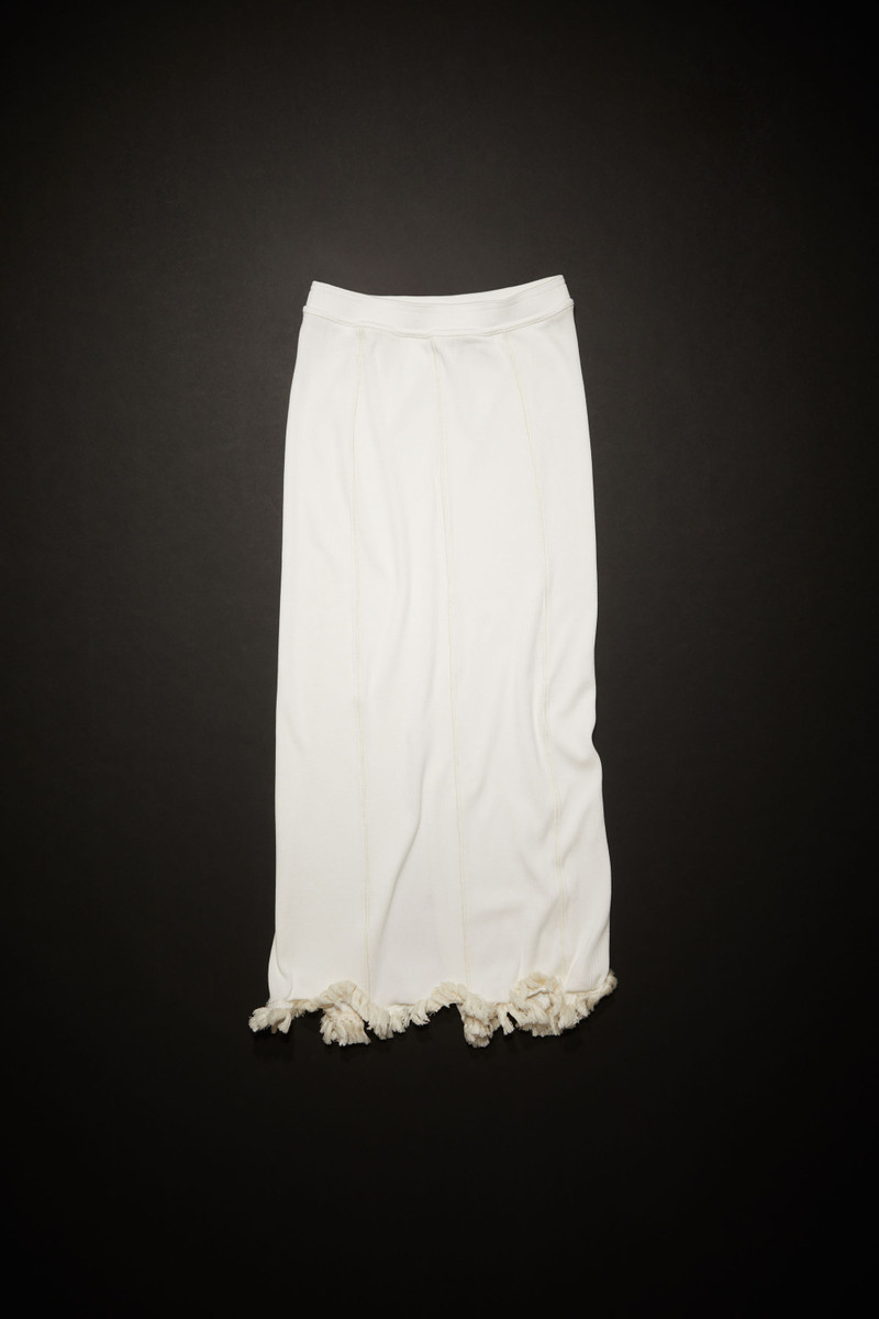 Tassel pencil skirt - White 6