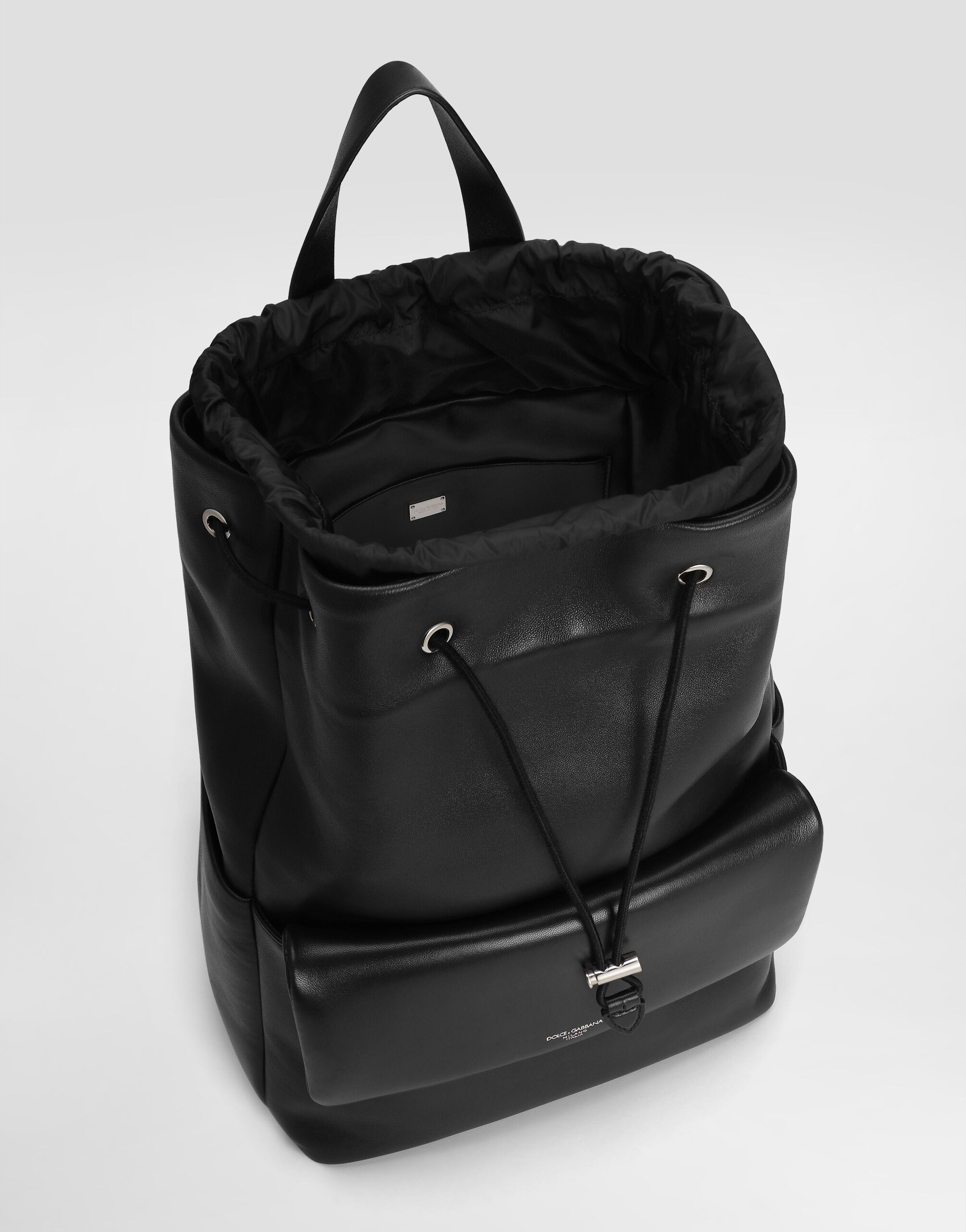 Calfskin nappa leather backpack - 5