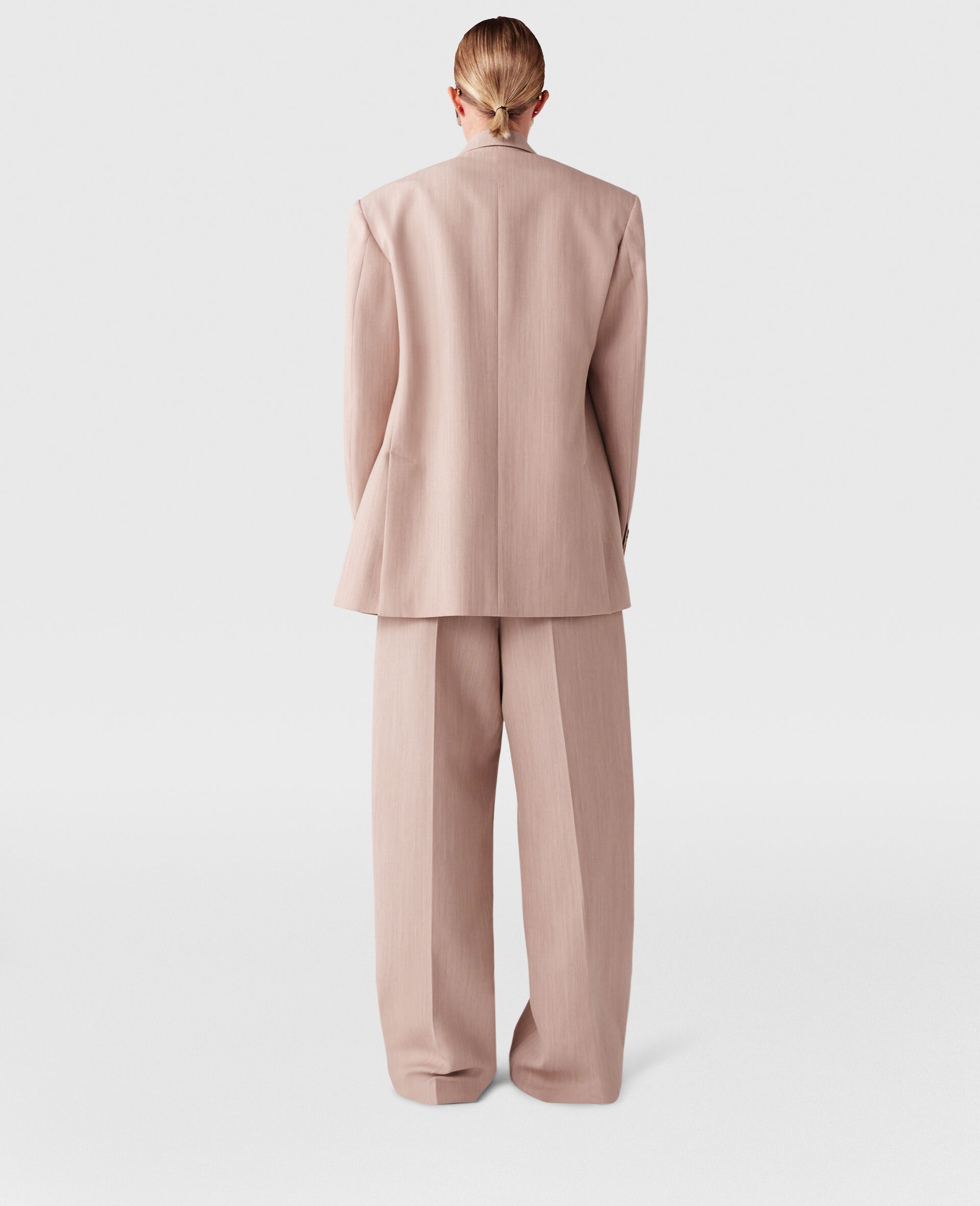 Oversized Double-Breasted Blazer - 5