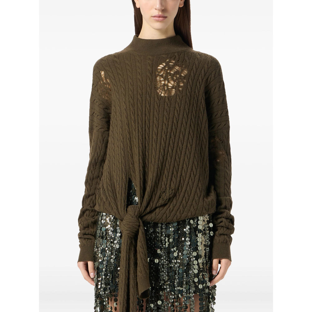 Blumarine Green Knitwear - Jumpers Women - 5