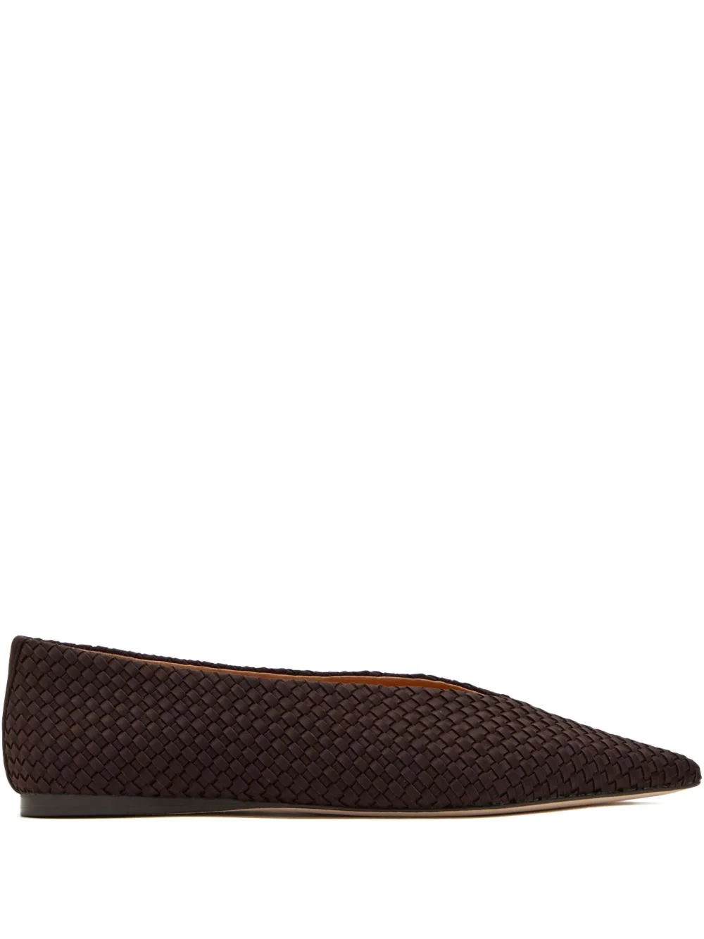Strada pointed-toe woven-design ballet flats - 1