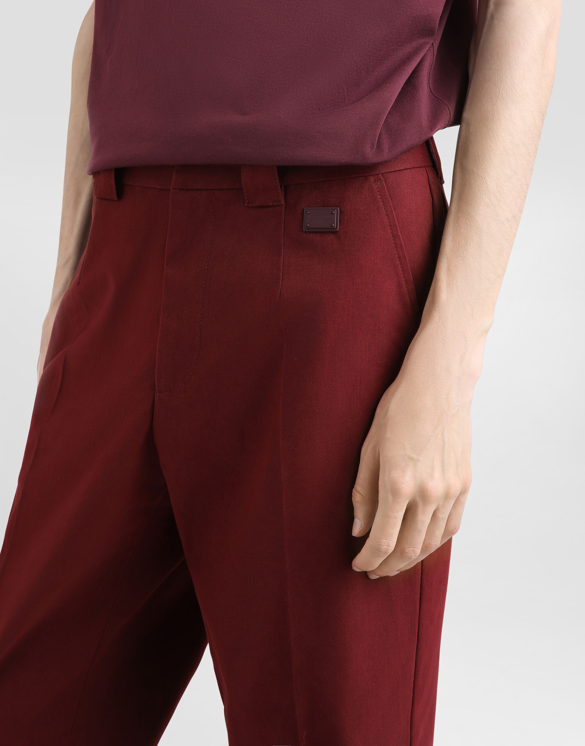 Tailored cotton pants - 4