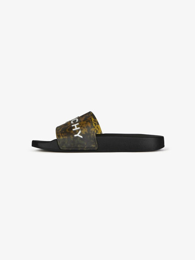 GIVENCHY PARIS MARBLE FLAT SANDALS 4