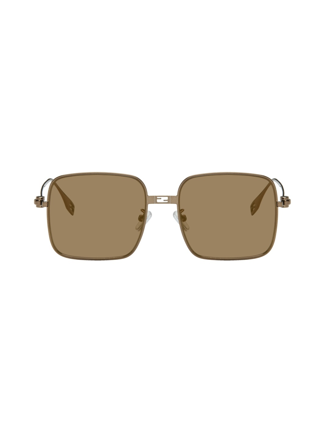 Brown Baguette Sunglasses - 1