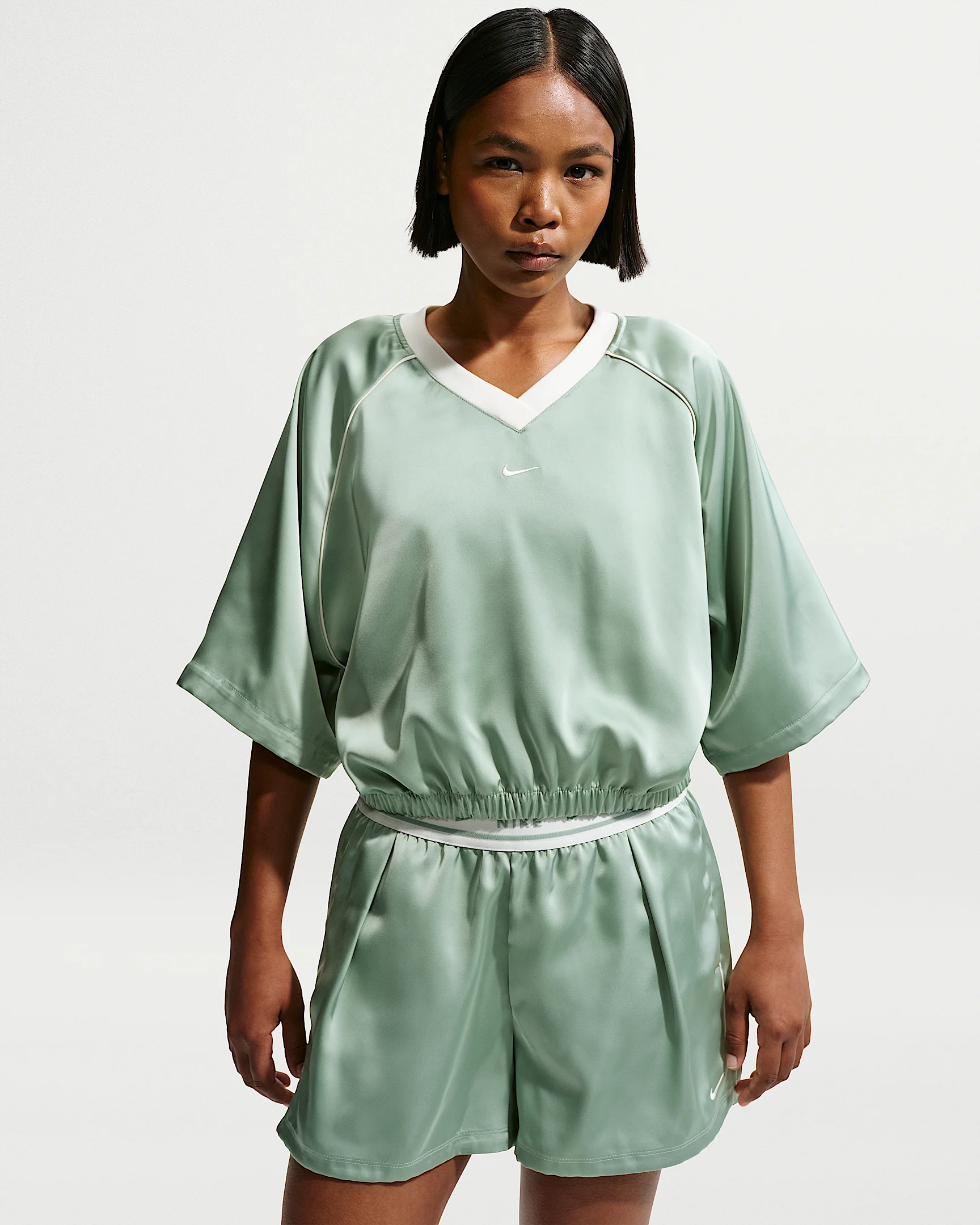 Nike Sportswear Women's Oversized Satin Top - 1