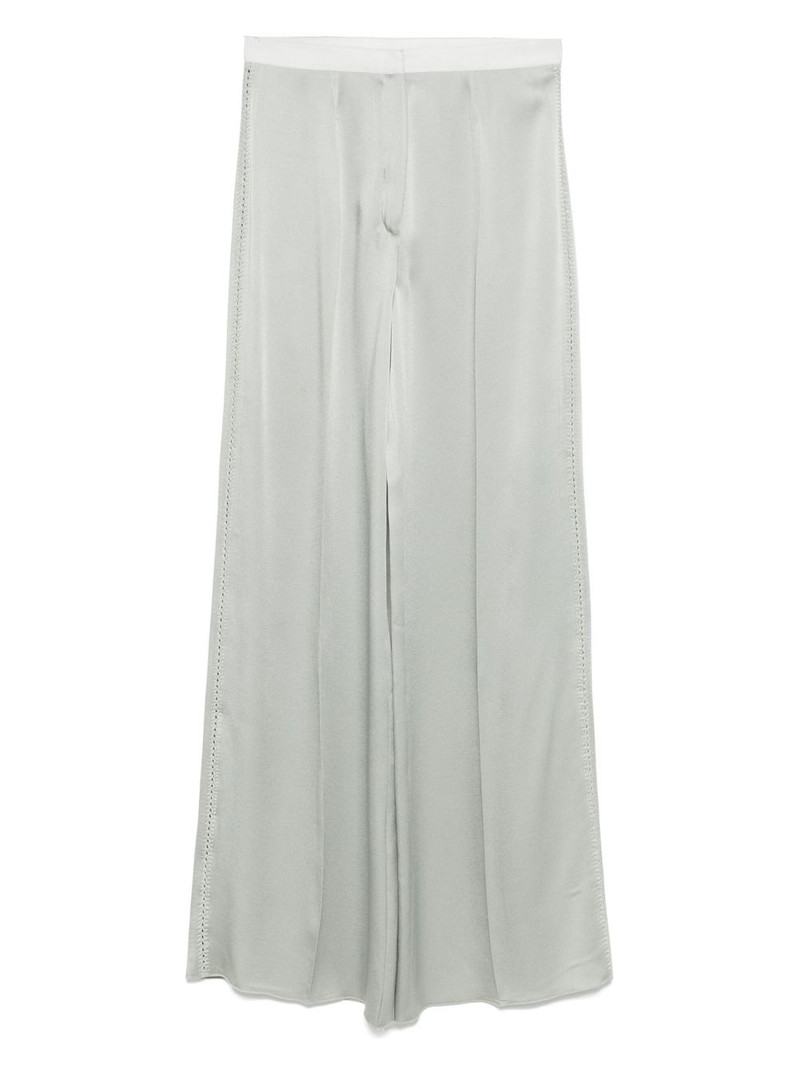 satin-finish trousers 1