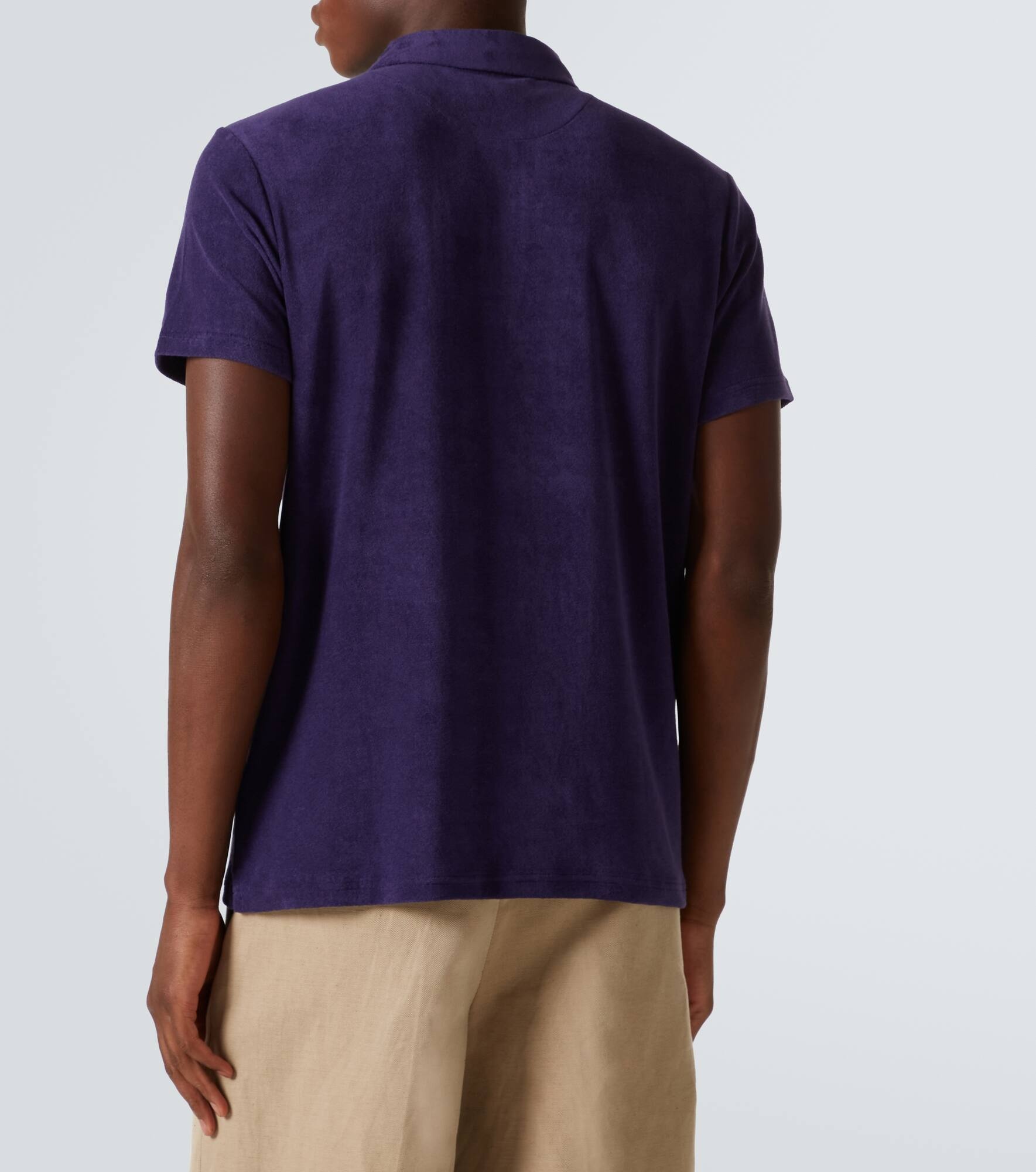 Phoenix cotton-blend terry polo shirt - 4