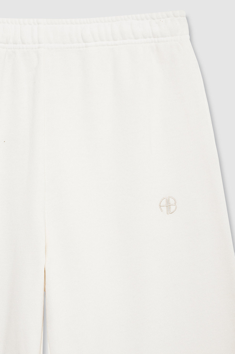 Kacey Sweatpant Monogram - Cream 4