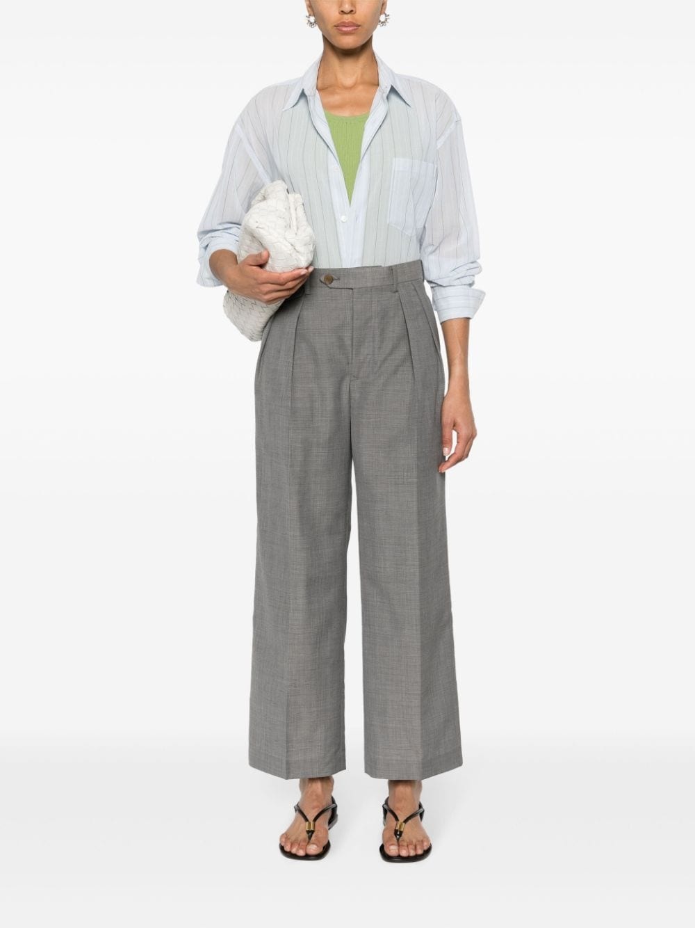 Tropical straight-leg trousers - 2