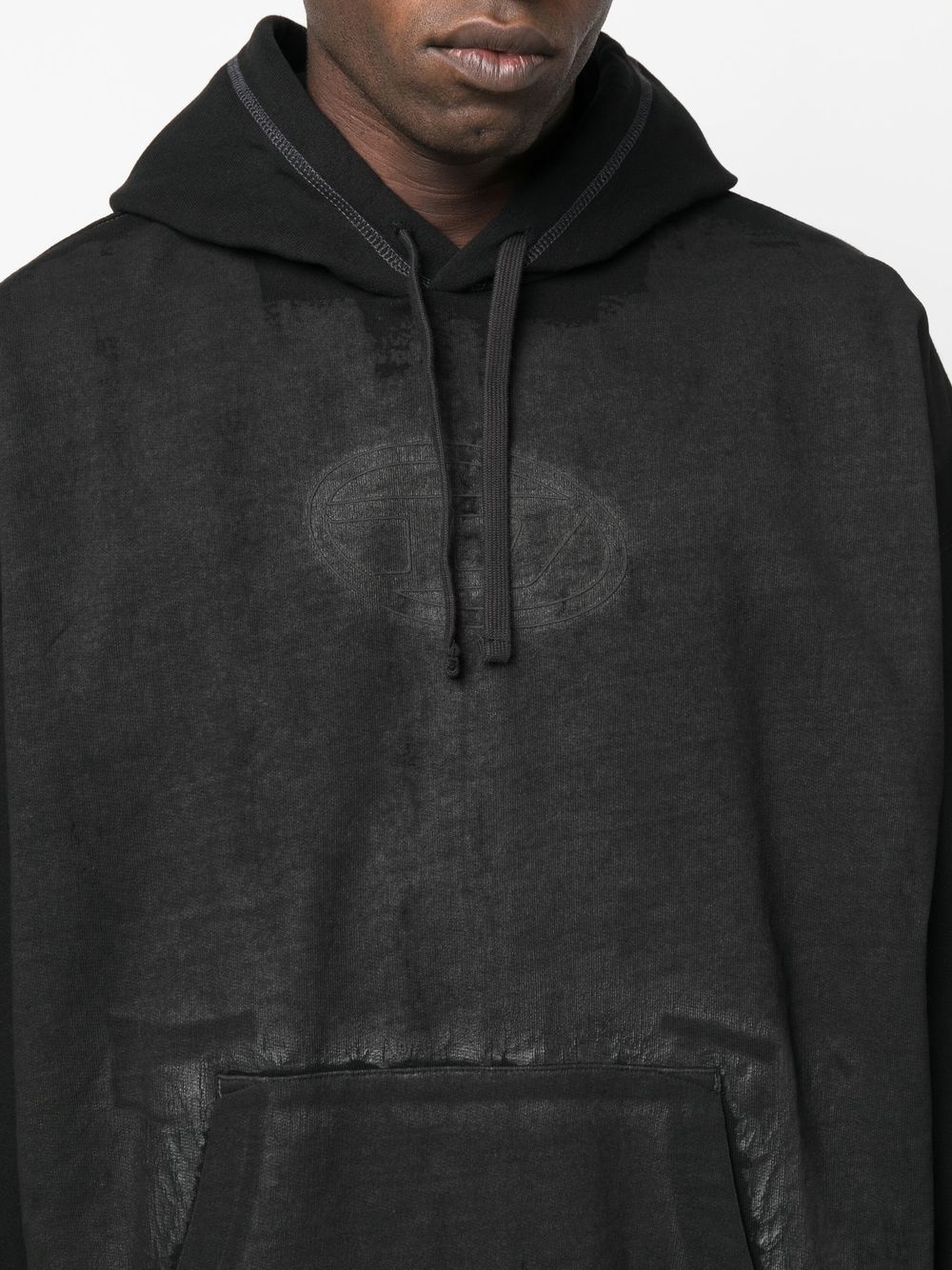 logo-print pullover hoodie - 5