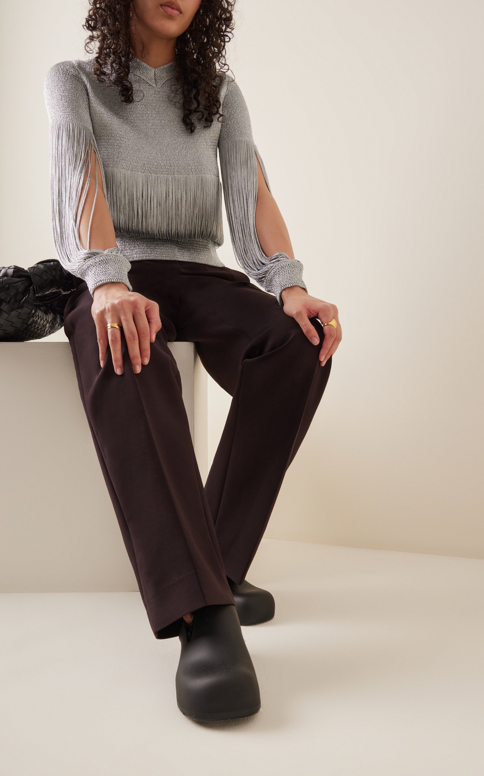 Puddle Shearling-Lined Mules black - 2