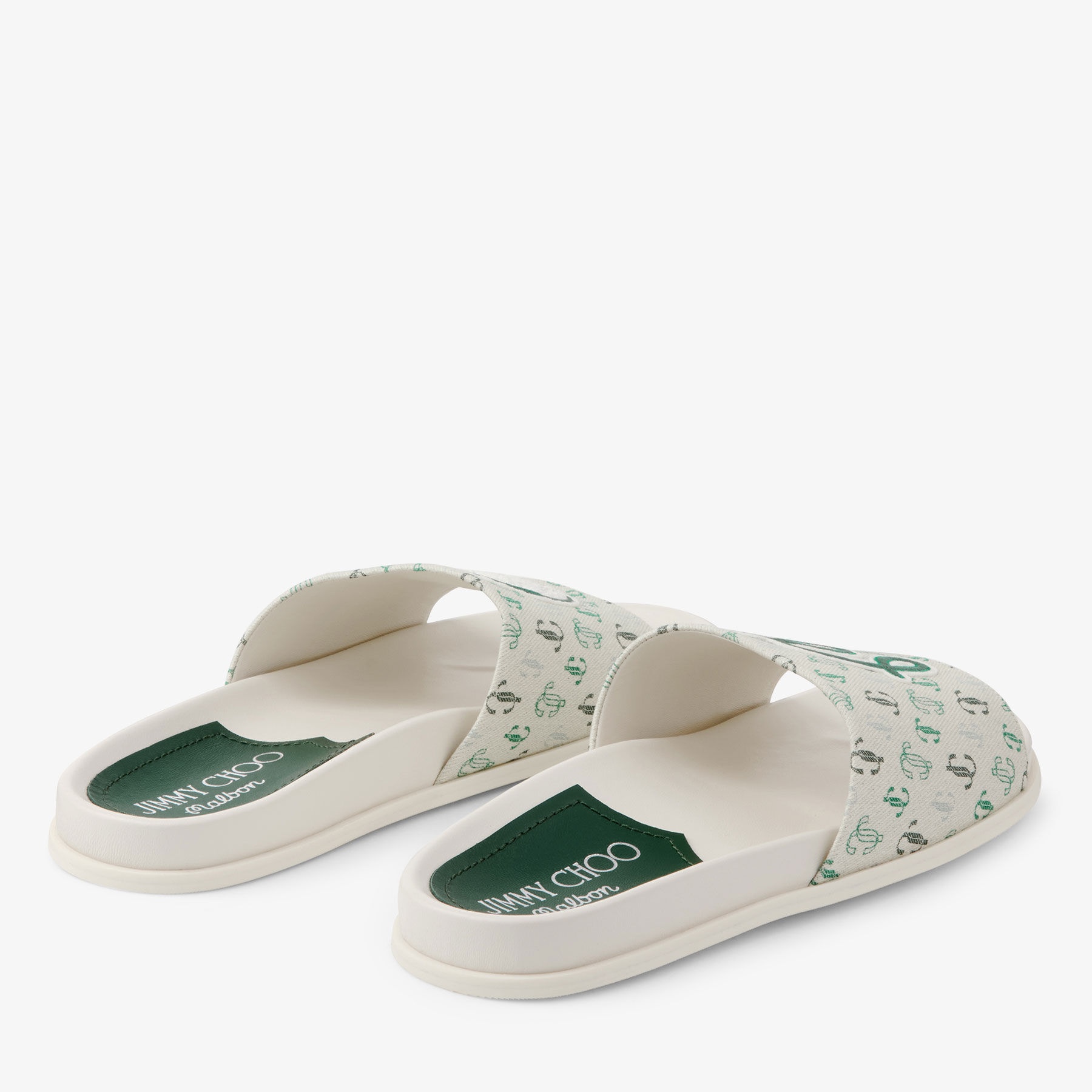 Jimmy Choo / Malbon 2.0 Slide M
Men's Monogram Embroidered Jacquard Slides - 5