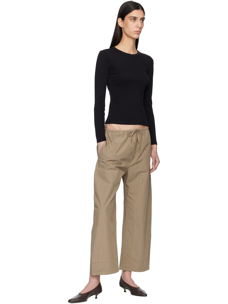 LESET Black Nando Slim Fit Long Sleeve T-shirt outlook