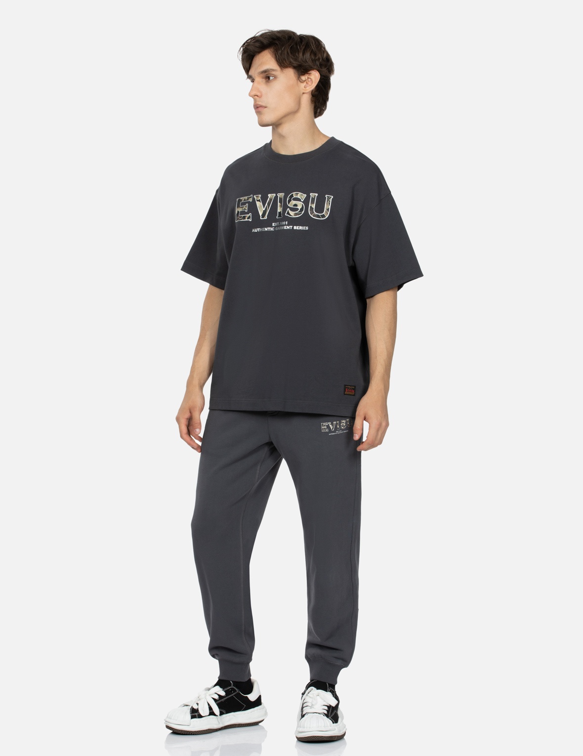 DIVINE DEER PRINT REGULAR FIT SWEATPANTS - 4