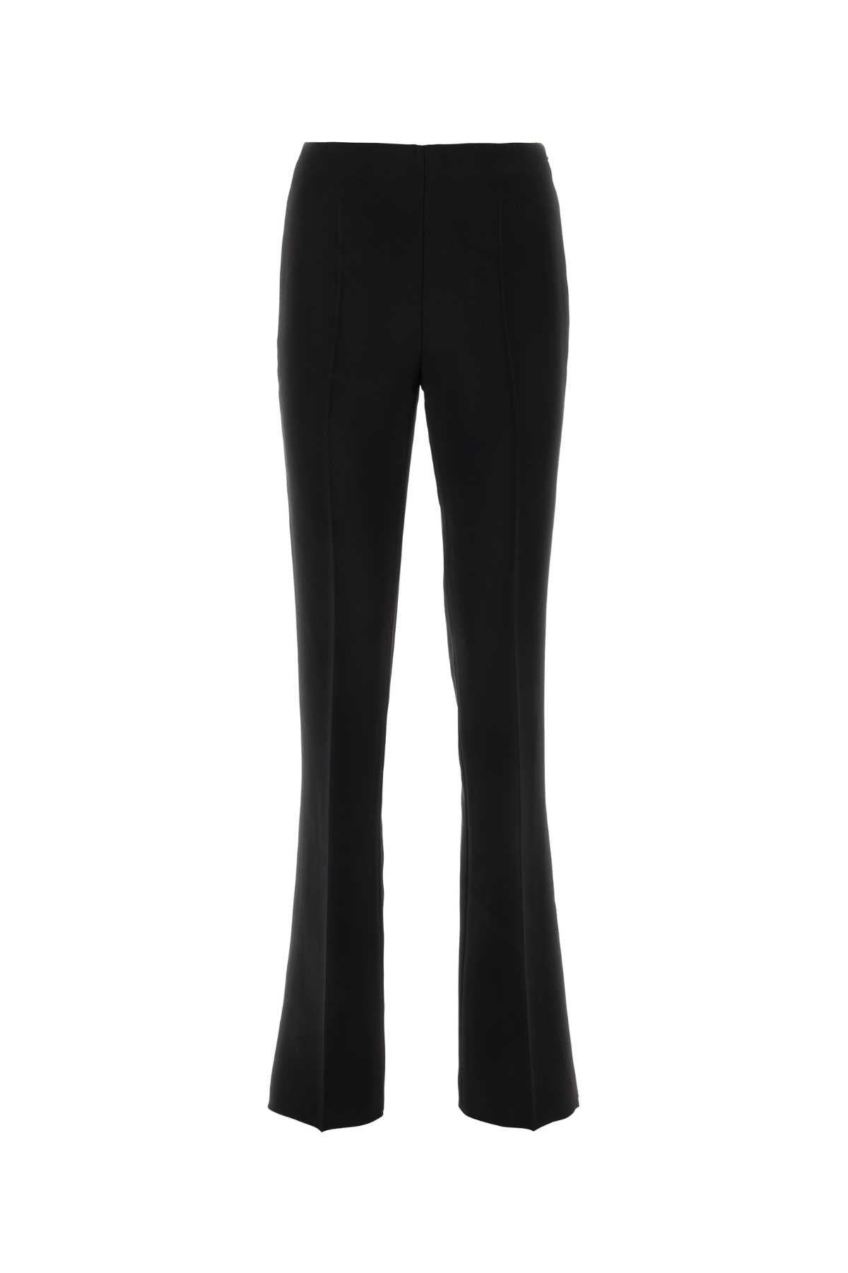 Salvatore Ferragamo Women Black Crepe Pant - 1
