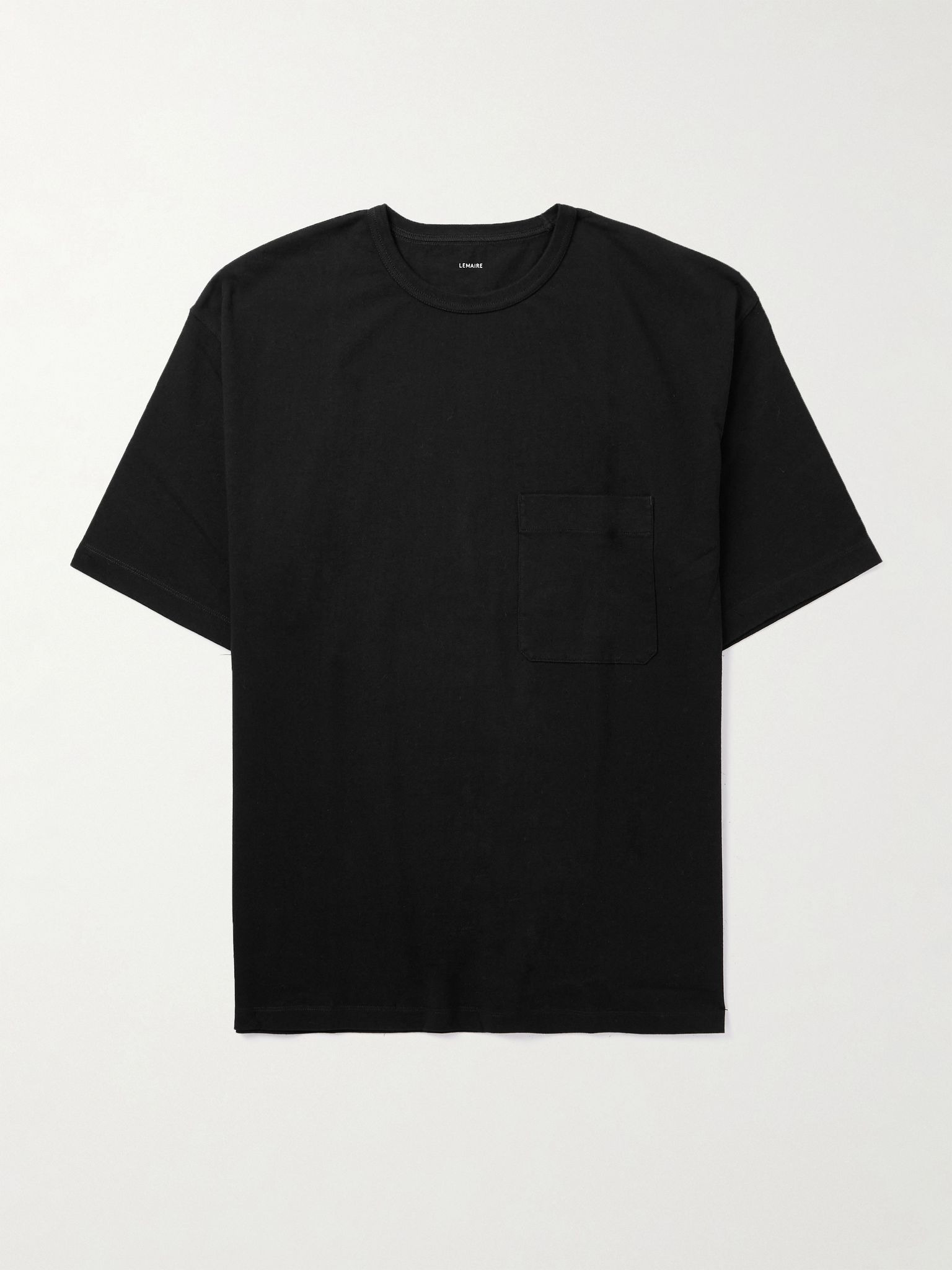 Cotton-Jersey T-Shirt Black - 1