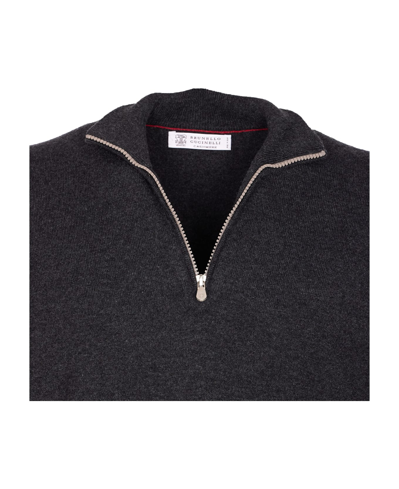 Half Zip Cashmere Sweater - 4