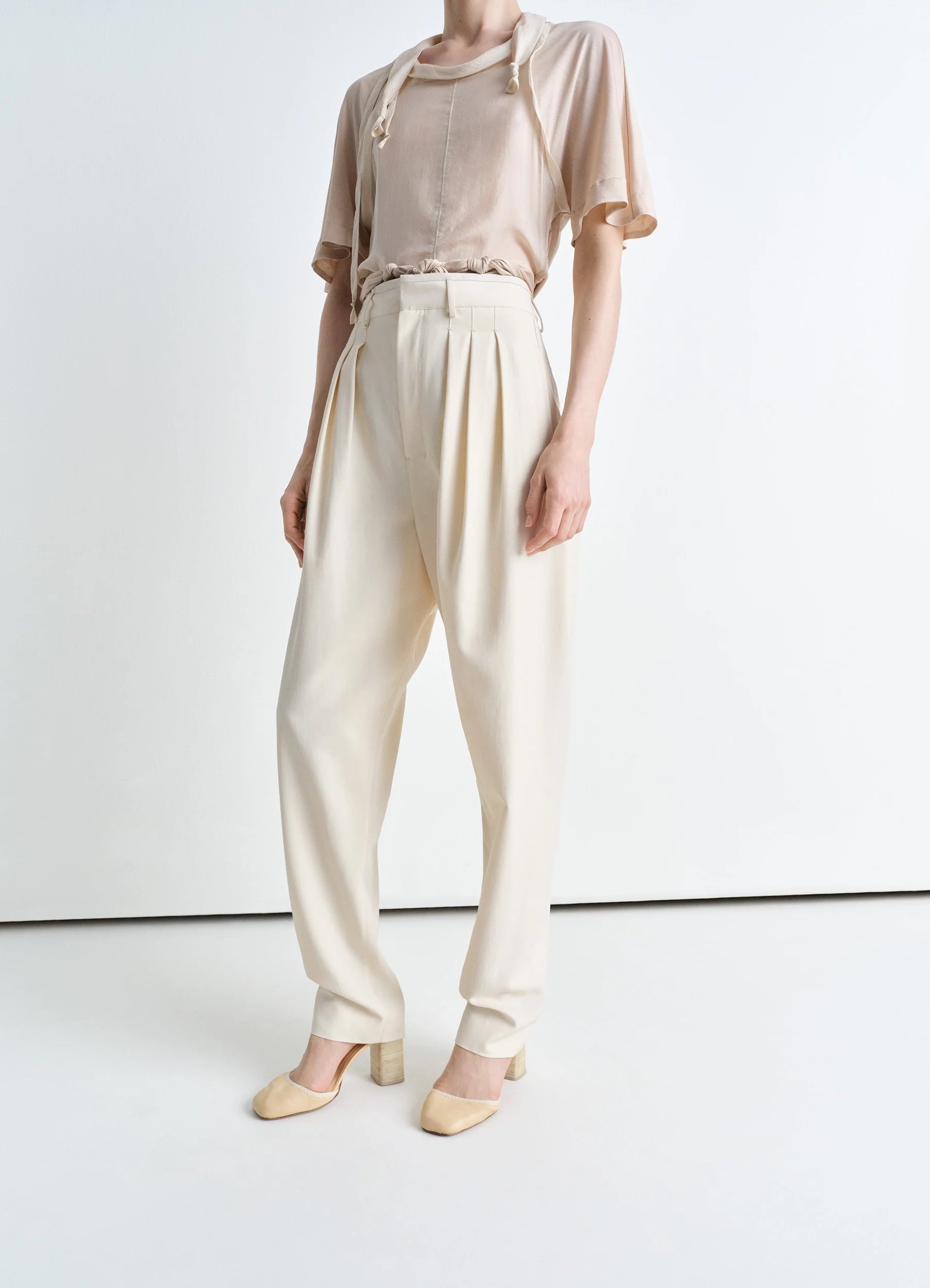 PLEATED TAILORED PANTS - 2