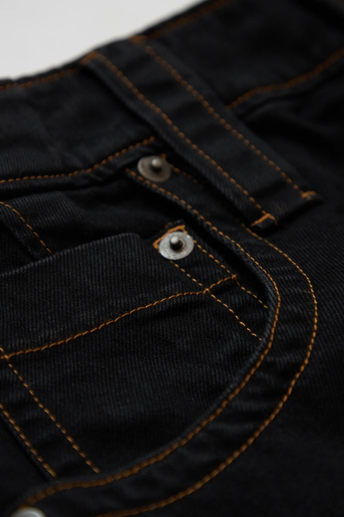 Vaquera Wide Leg Baby Jeans Black - 5