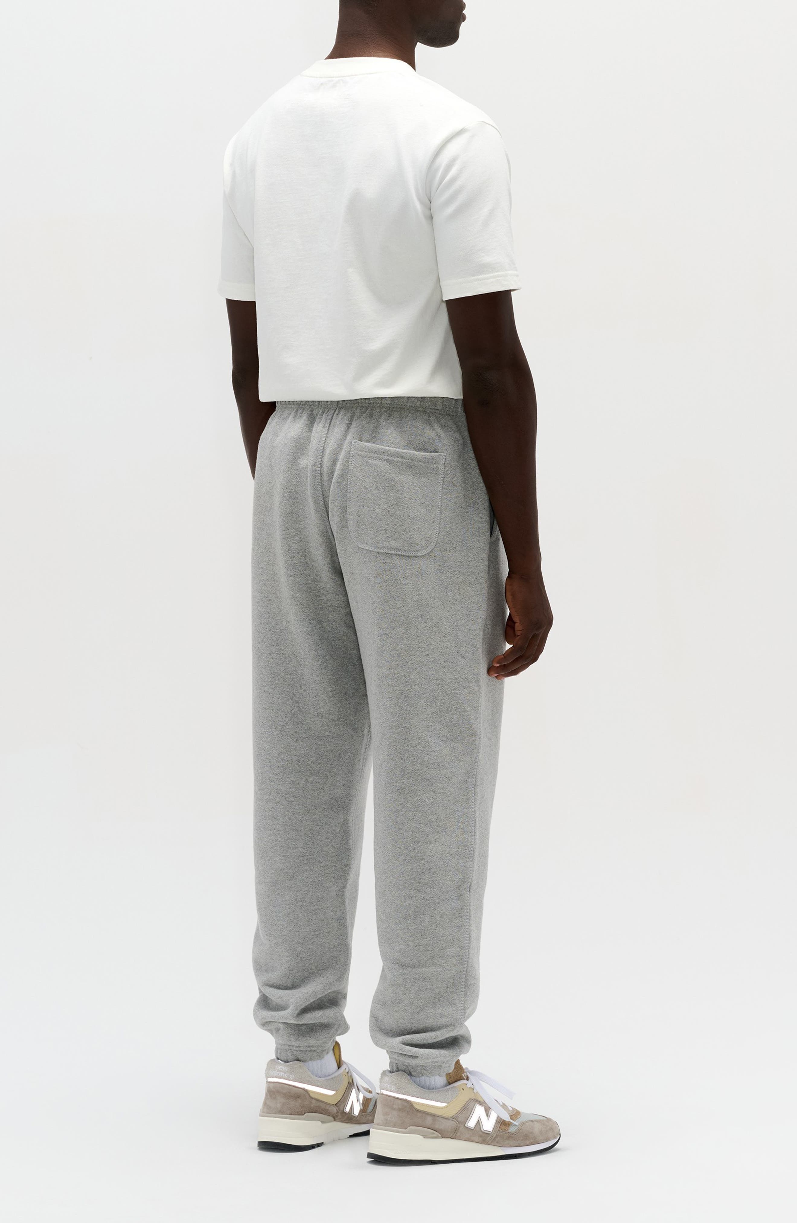 New Balance Made in USA Core Cotton French Terry Sweatpants in Athletic Grey at Nordstrom - 7