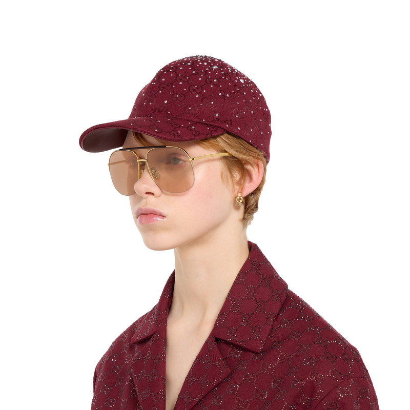GG canvas baseball hat 3