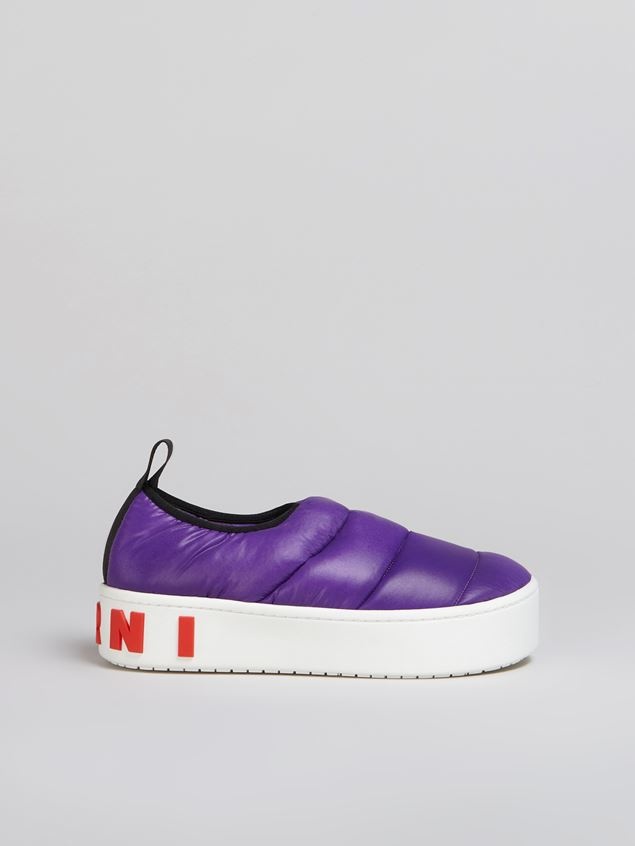 PAW SLIP-ON SNEAKER IN QUILTED NYLON - 1