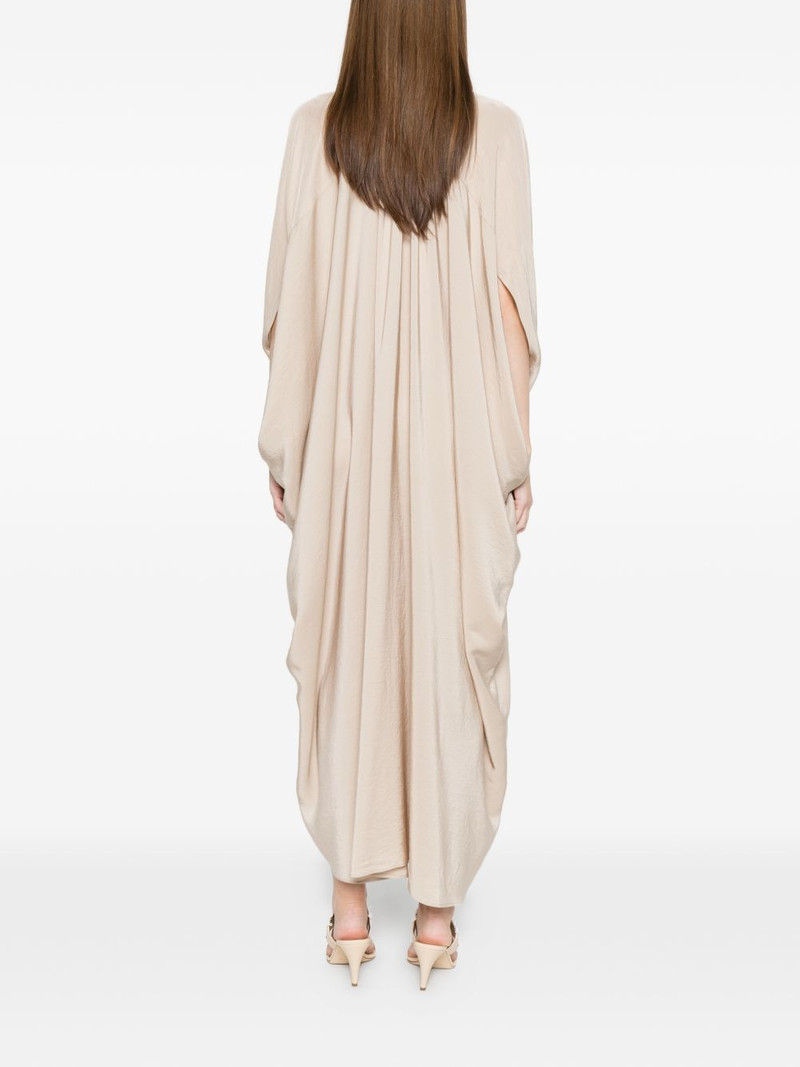 button V-neck dress 4