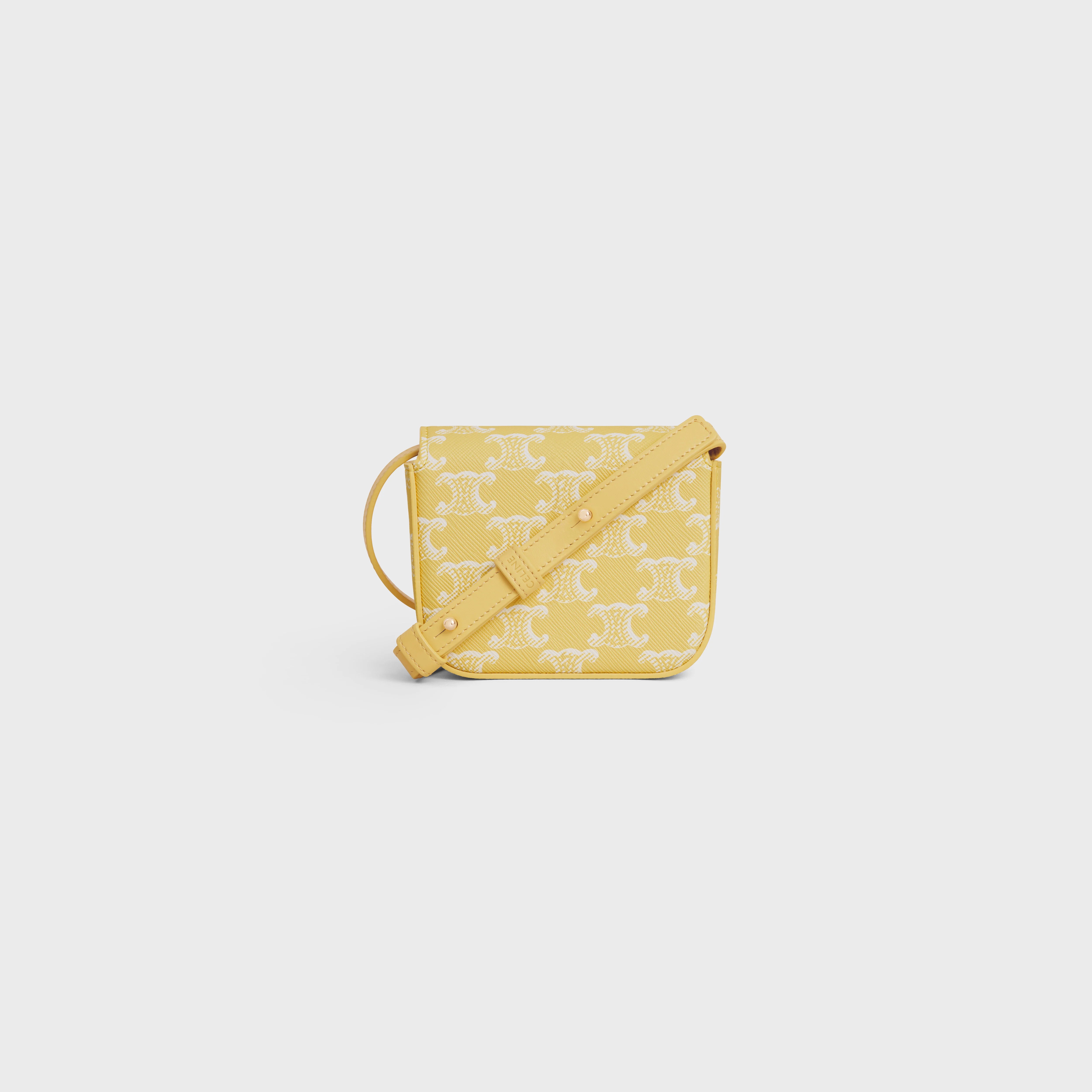 MINI CLAUDE in TRIOMPHE CANVAS BRIGHT YELLOW - 3
