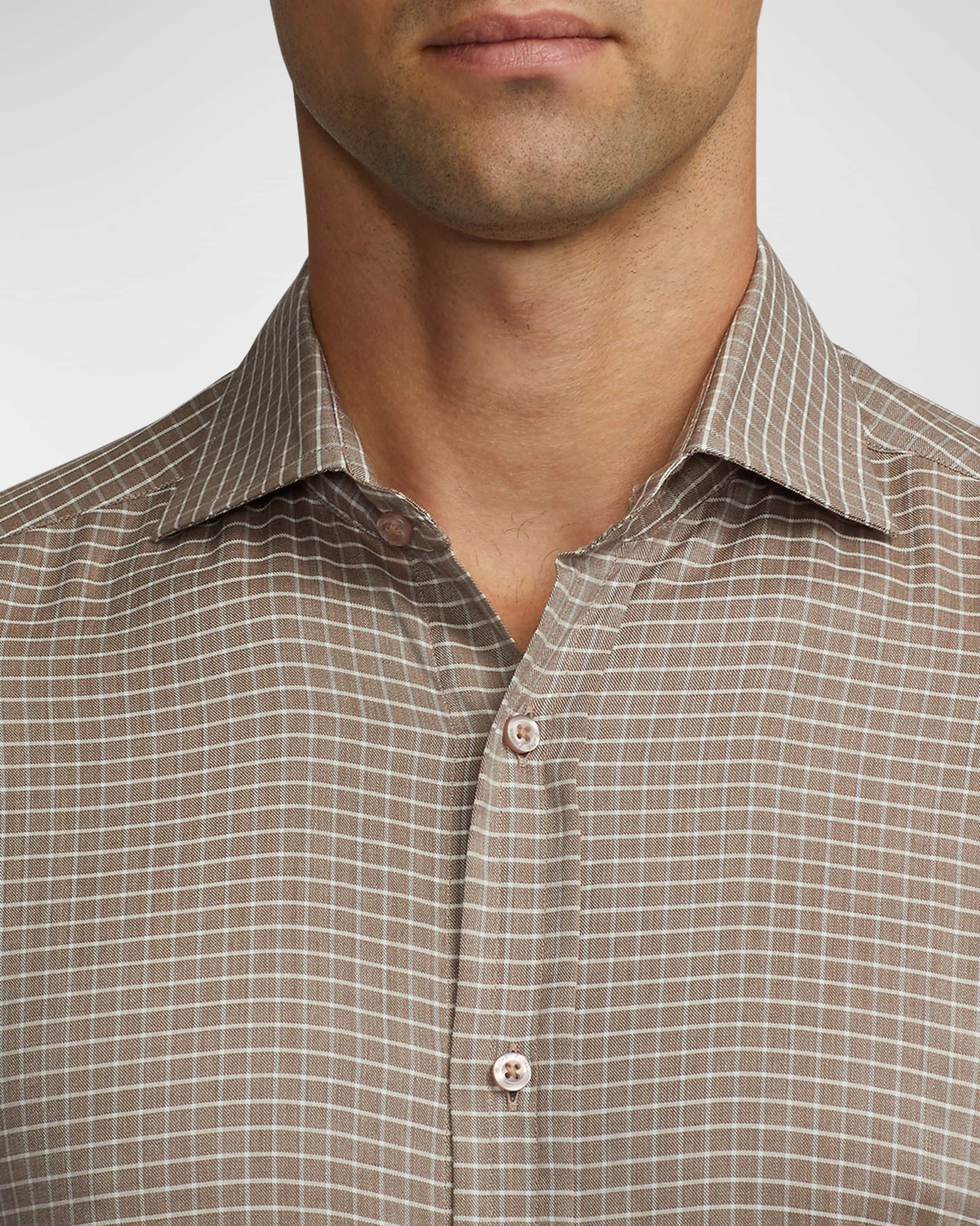 Men's Aston Checked Flannel Shirt - 6