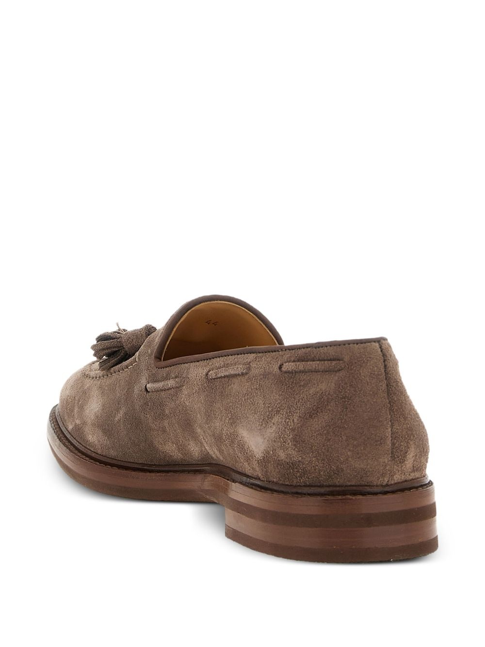 tassel suede boat shoes - 3