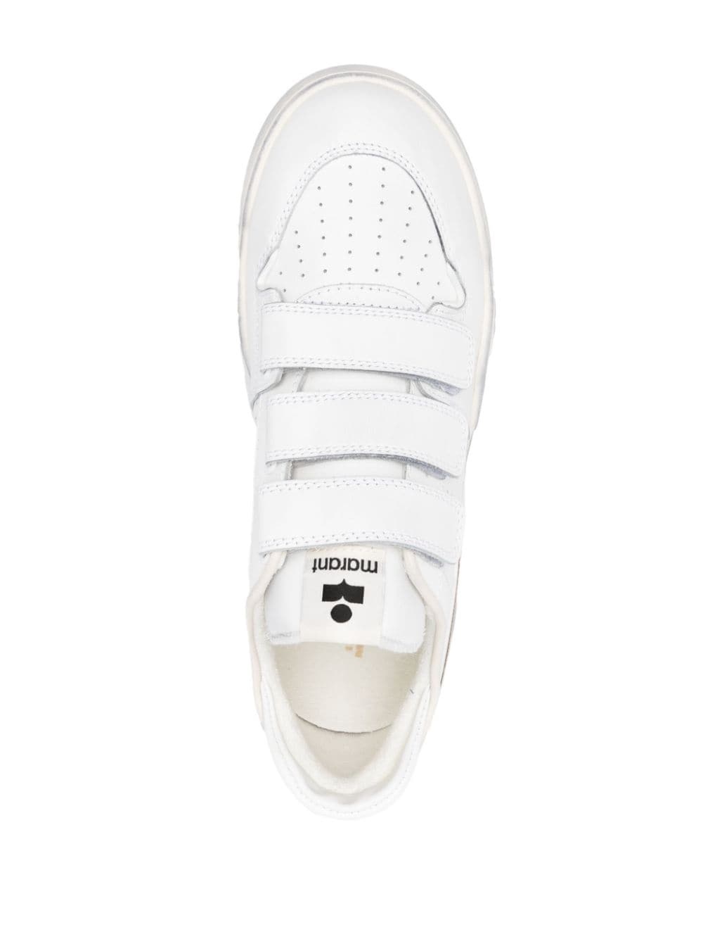 logo-patch touch-strap sneakers - 4