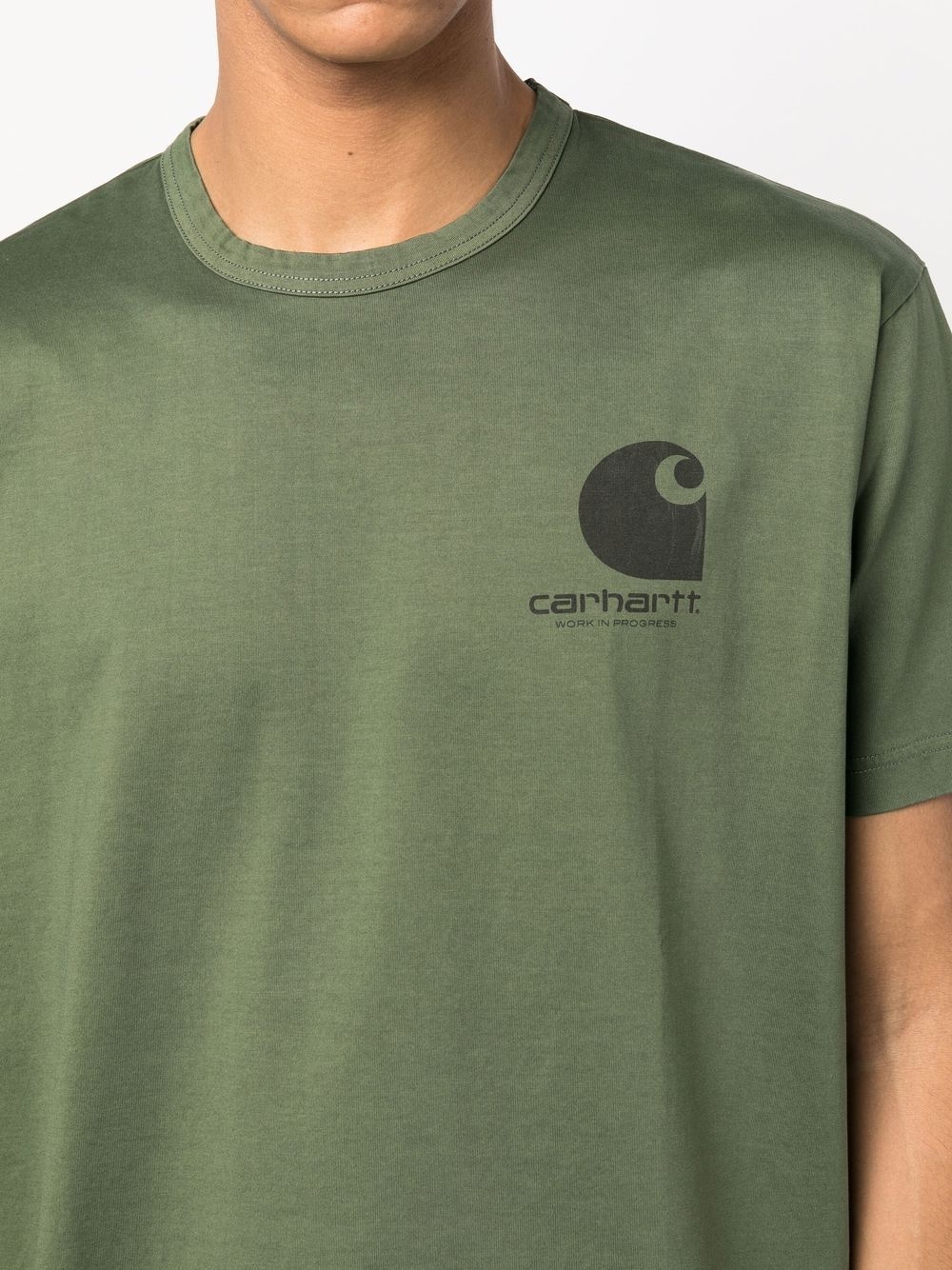 x Carhartt WIP logo-print T-shirt - 5