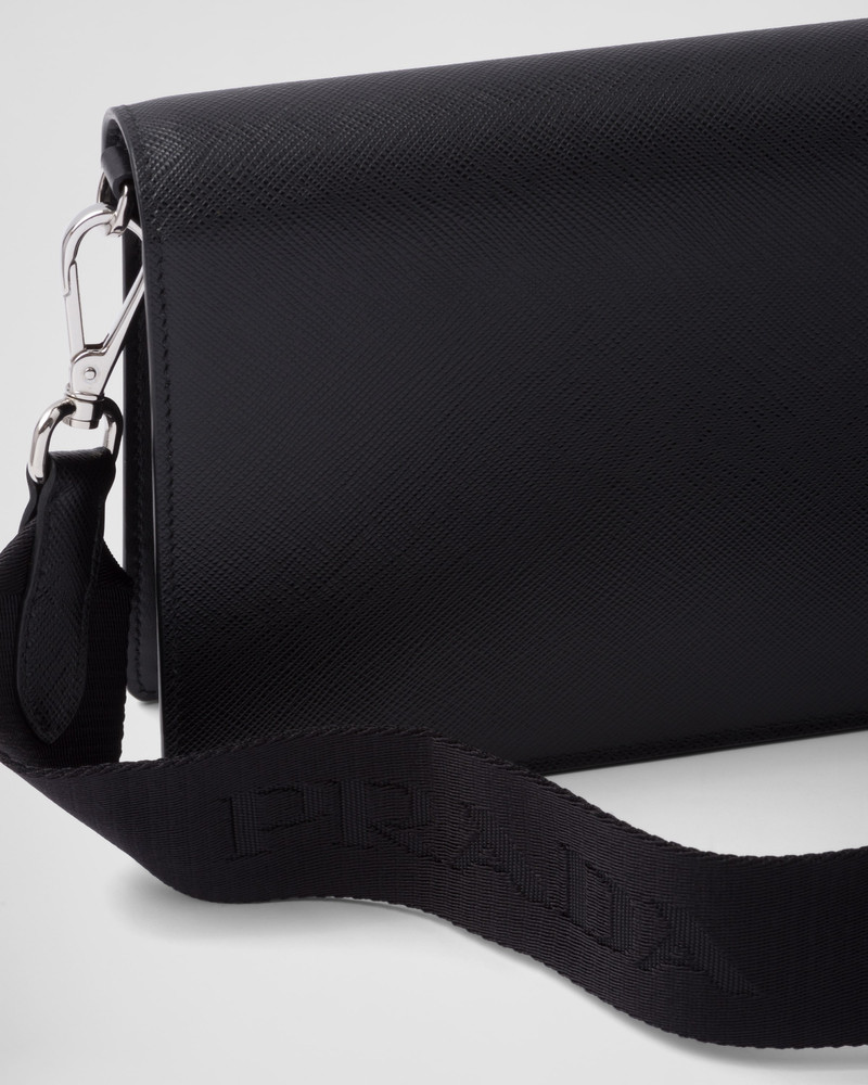 Saffiano leather mini envelope bag 7